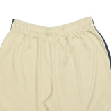ADIDAS Mens Shorts Cream & Navy Athletic Casual L W34 Comfortable Lightweight