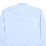 C&A Mens Light Blue Shirt L Classic Button Down Cotton Blend Long Sleeve
