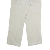 DICKIES Mens Jeans Beige Regular Straight Denim W34 L33 Workwear Zip Closure
