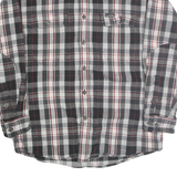 CARHARTT Mens Black & White Check Shirt M Long Sleeve Button Cotton Blend