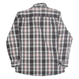 CARHARTT Mens Black & White Check Shirt M Long Sleeve Button Cotton Blend