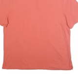 CALVIN KLEIN Mens Coral Plain Short Sleeve Polo Shirt 2XL Casual Summer Top