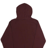 CHAMPION Mens Maroon Lake Tahoe Hoodie L Cotton Blend Pullover Casual Sweatshirt