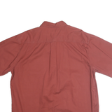 CARHARTT Mens Rust Red Cotton Blend Short Sleeve Shirt XL Casual Workwear