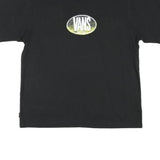VANS Mens Black Graphic T-Shirt S Short Sleeve Crew Neck Skate Logo Print