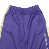 NIKE Mens Purple Cream Sports Shorts M W28 Washington Print