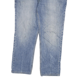 TOMMY HILFIGER Mens Jeans Blue Regular Straight Denim Medium W38 L27 Casual Zip