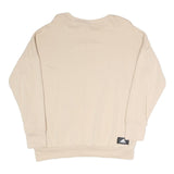ADIDAS Womens Beige Sweatshirt Crew Neck S Cotton Blend Casual Comfort