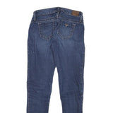 GUESS Womens Slim Blue Denim Jeans W24 L28 Zip Stretch Casual