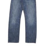 LEVI'S 514 Mens Jeans Blue Slim Straight Denim Medium W30 L30 Slim Fit Zip