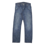 LEVI'S 514 Mens Jeans Blue Slim Straight Denim Medium W30 L30 Slim Fit Zip