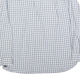 JAMES PRINGLE Mens Blue & Grey Check Shirt XL Casual Cotton Blend Long Sleeve