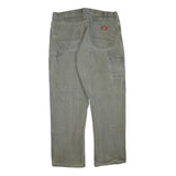 DICKIES Mens Regular Fit Straight Leg Denim Stone Wash W38 L32 Workwear Jeans