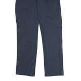 DICKIES Mens Polyester Blend Navy Regular Fit Straight Leg Trousers W29 L30