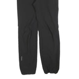ICEPEAK Womens Black Regular Fit Straight Trousers W30 L30 Zip Pockets