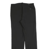 ICEPEAK Womens Black Regular Fit Straight Trousers W30 L30 Zip Pockets