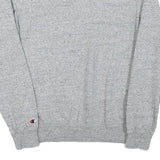 CHAMPION Mens Grey Crew Neck XS Cotton Blend Sweatshirt Classic Logo Pullover