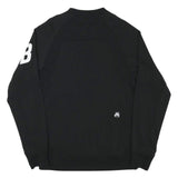 NIKE Mens Black Crew Neck S Sportswear Logo Sweatshirt Pullover