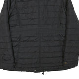 U.S. POLO ASSN Womens Black Quilted Jacket M Polyester Blend Zip Casual