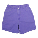 CITANO Womens Shorts Purple Casual Cotton Blend M W24 90s Vintage Style