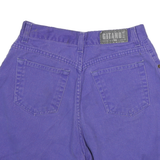 CITANO Womens Shorts Purple Casual Cotton Blend M W24 90s Vintage Style