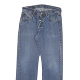 LEVI'S 501 Mens Jeans Blue Regular Straight Denim Medium W30 L29 Classic Fit