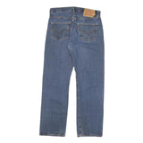 LEVI'S 501 Mens Jeans Blue Regular Straight Denim Medium W30 L29 Classic Fit