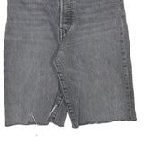 LEVIS Womens Shorts Grey Denim M W29 Raw Hem Classic Fit Casual