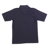 CHAMPION Mens Navy Blue Polo Shirt M Cotton Blend Classic Embroidered Logo