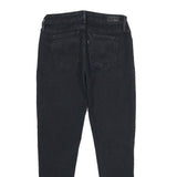 LEVI'S Legging Womens Jeans Black Slim Skinny Denim Raw W28 L30 Stretch