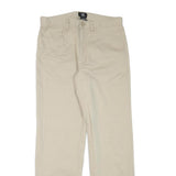CALVIN KLEIN JEANS Mens Cotton Blend Beige Regular Straight Trousers W32 L31