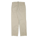 CALVIN KLEIN JEANS Mens Cotton Blend Beige Regular Straight Trousers W32 L31