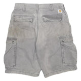 CARHARTT Mens Shorts Grey Casual Cargo Large Pockets Relaxed Fit M W32