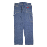 DICKIES Mens Regular Blue Denim Jeans W36 L34 Zip Cotton Blend Workwear