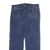 DICKIES Mens Jeans Blue Regular Straight Denim Medium W38 L30 Classic Fit