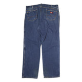DICKIES Mens Jeans Blue Regular Straight Denim Medium W38 L30 Classic Fit