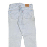 LEVI'S 501 BIG E Womens Jeans Blue Light Denim Regular Fit Straight Button W30