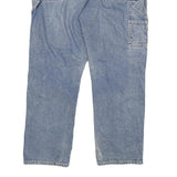 DICKIES Mens Regular Fit Workwear Blue Denim Jeans W38 L30 Zip Closure