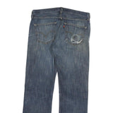 LEVI'S 501 Mens Jeans Blue Regular Straight Denim Medium W34 L31 Classic Button