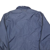 CIBYLL Mens Blue & White Check Reversible Jacket L Polyester Blend Zip