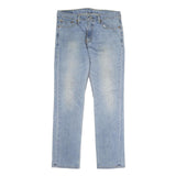 LEVI'S 511 Mens Jeans Blue Regular Slim Denim Light W33 L32 Classic Zip