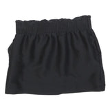COS Womens Black Wool Blend Mini Skirt Elasticated Waist S Stylish Comfort