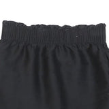 COS Womens Black Wool Blend Mini Skirt Elasticated Waist S Stylish Comfort
