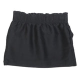 COS Womens Black Wool Blend Mini Skirt Elasticated Waist S Stylish Comfort