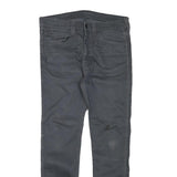 LEVI'S Mens Slim Black Jeans Denim W34 L29 Zip Classic Fit Casual Wear