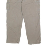 CARHARTT Mens Cotton Beige Loose Tapered Trousers W40 L32 Workwear Casual