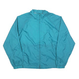 PERFECT TRAIL Mens Blue Nylon Windbreaker Jacket M Lightweight Casual
