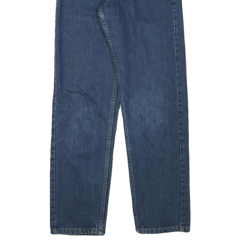 LEVI'S Womens Blue Regular Straight Denim Medium W24 L30 Jeans Classic Button