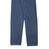 LEVI'S Womens Blue Regular Straight Denim Medium W24 L30 Jeans Classic Button