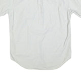 RALPH LAUREN Mens White & Green Checked Shirt M Cotton Blend Button Shirt